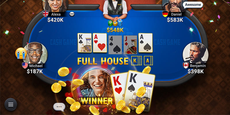 Thời điểm chơi 5bet là gì trong Poker chính là khi có bài mạnh